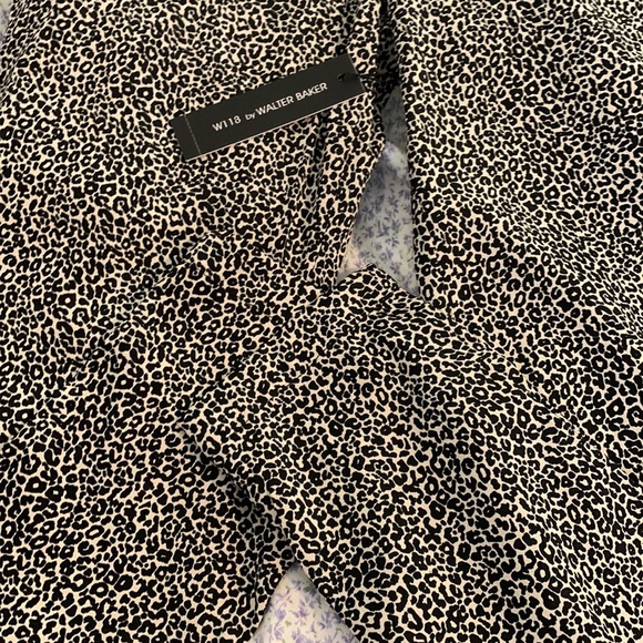 NWT W118 Walter Baker HW jumpsuit Peavey jumpsuit small leopard zippered front - Picture 7 of 10